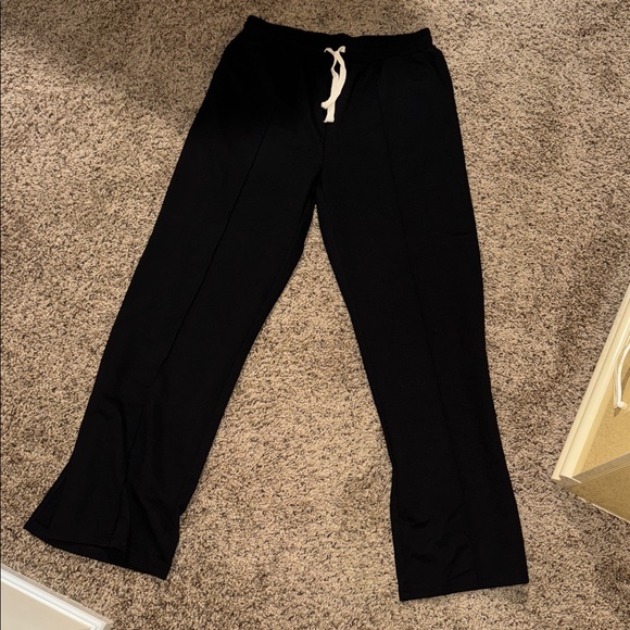 DAZY Black Lounge Pants with Drawstring - Picture 1 of 4